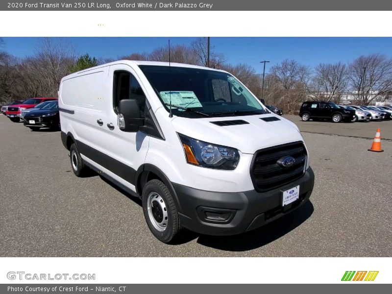 Oxford White / Dark Palazzo Grey 2020 Ford Transit Van 250 LR Long