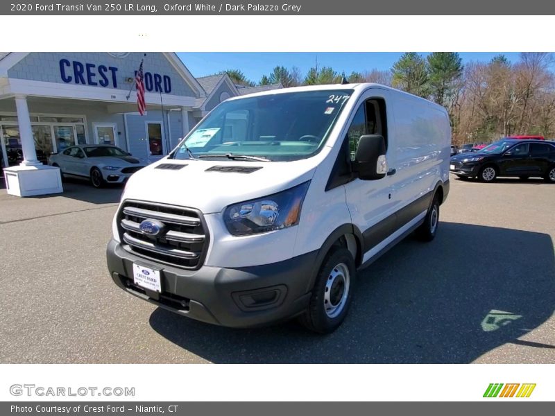 Oxford White / Dark Palazzo Grey 2020 Ford Transit Van 250 LR Long