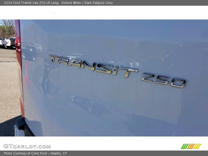 Oxford White / Dark Palazzo Grey 2020 Ford Transit Van 250 LR Long