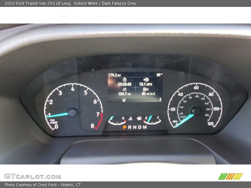 Oxford White / Dark Palazzo Grey 2020 Ford Transit Van 250 LR Long