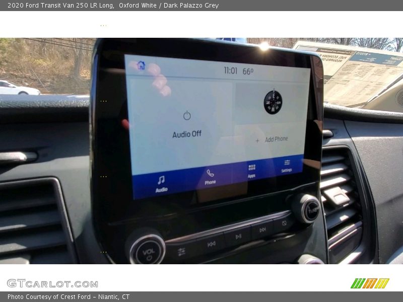 Oxford White / Dark Palazzo Grey 2020 Ford Transit Van 250 LR Long