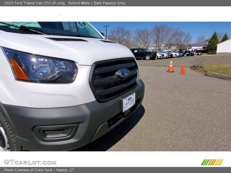 Oxford White / Dark Palazzo Grey 2020 Ford Transit Van 250 LR Long