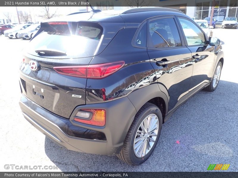 Ultra Black / Black 2021 Hyundai Kona SEL AWD