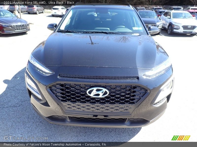 Ultra Black / Black 2021 Hyundai Kona SEL AWD