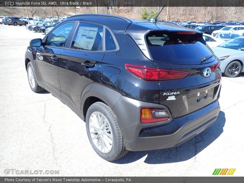 Ultra Black / Black 2021 Hyundai Kona SEL AWD