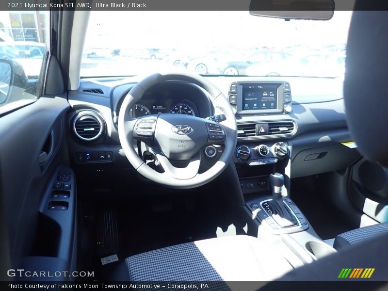 Ultra Black / Black 2021 Hyundai Kona SEL AWD
