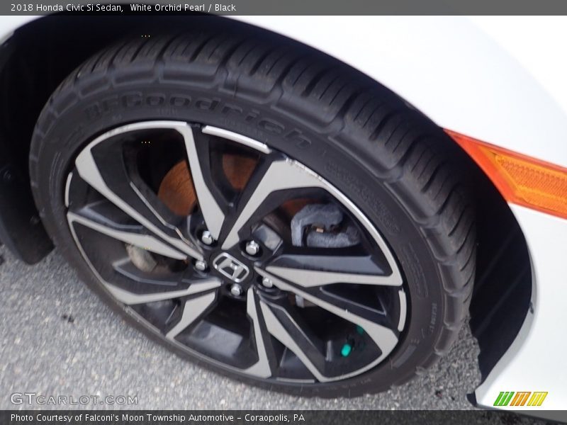 White Orchid Pearl / Black 2018 Honda Civic Si Sedan