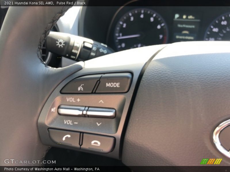 Pulse Red / Black 2021 Hyundai Kona SEL AWD