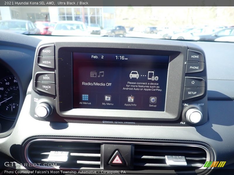 Ultra Black / Black 2021 Hyundai Kona SEL AWD