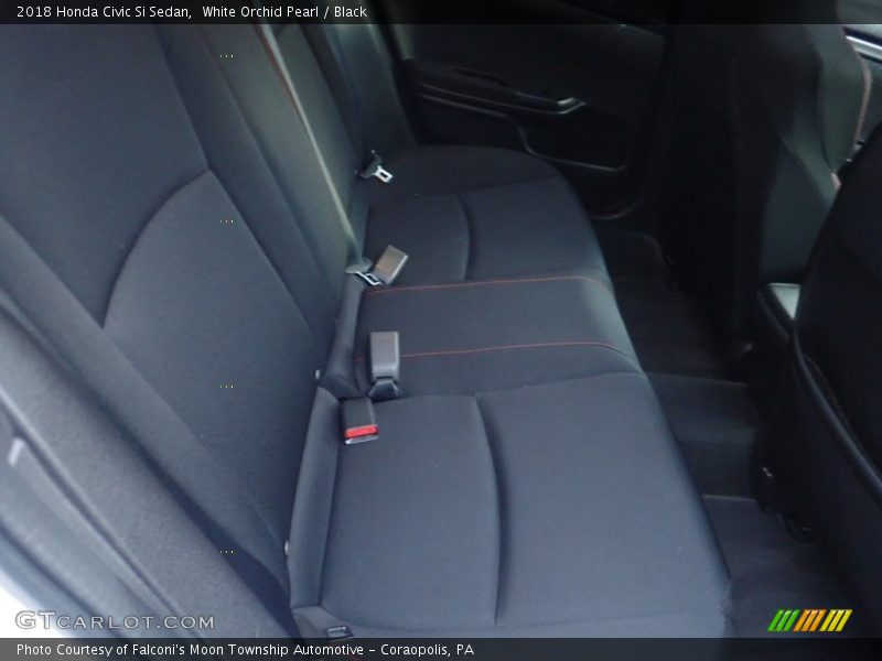 White Orchid Pearl / Black 2018 Honda Civic Si Sedan