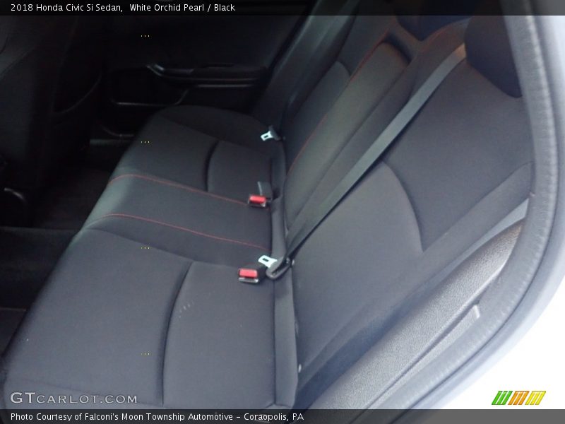 White Orchid Pearl / Black 2018 Honda Civic Si Sedan