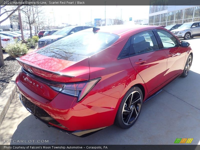 Scarlet Red Pearl / Black 2021 Hyundai Elantra N-Line