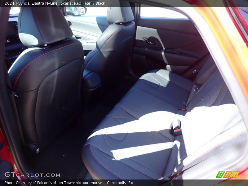 Scarlet Red Pearl / Black 2021 Hyundai Elantra N-Line