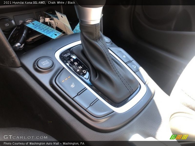 Chalk White / Black 2021 Hyundai Kona SEL AWD