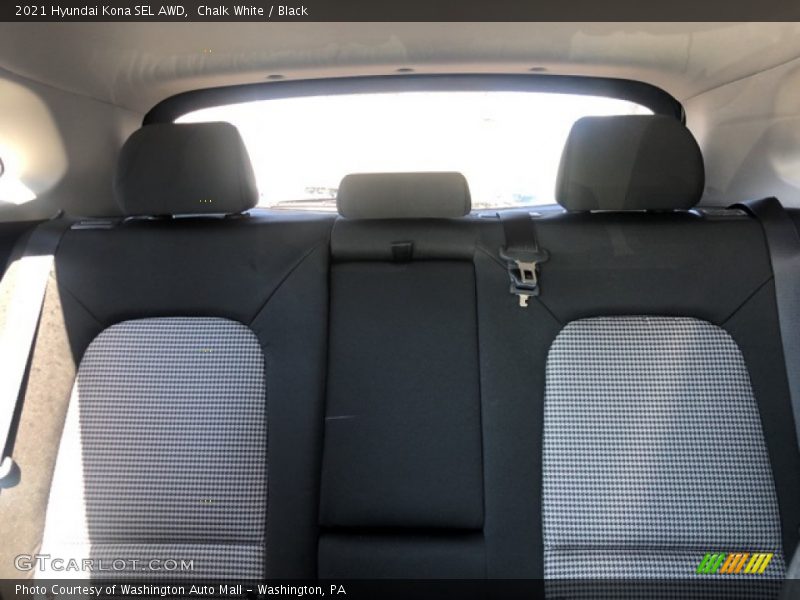 Chalk White / Black 2021 Hyundai Kona SEL AWD