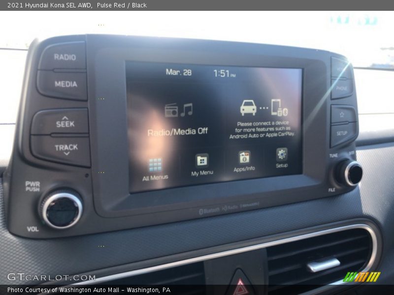 Pulse Red / Black 2021 Hyundai Kona SEL AWD