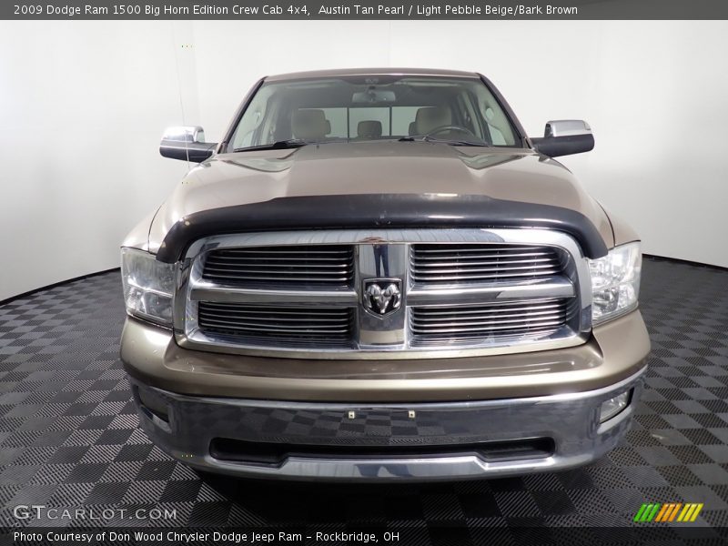 Austin Tan Pearl / Light Pebble Beige/Bark Brown 2009 Dodge Ram 1500 Big Horn Edition Crew Cab 4x4