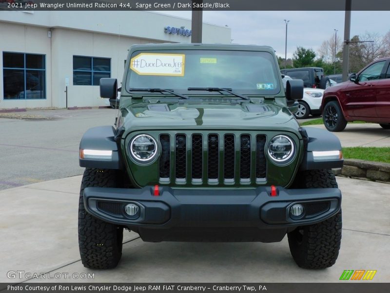 Sarge Green / Dark Saddle/Black 2021 Jeep Wrangler Unlimited Rubicon 4x4