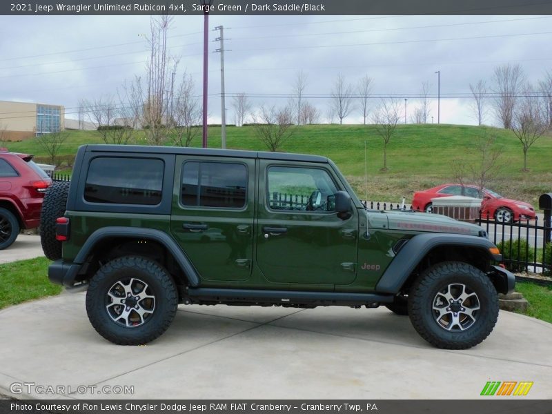 Sarge Green / Dark Saddle/Black 2021 Jeep Wrangler Unlimited Rubicon 4x4