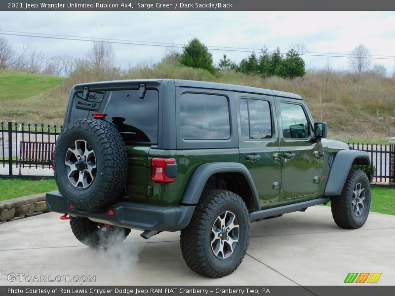 Sarge Green / Dark Saddle/Black 2021 Jeep Wrangler Unlimited Rubicon 4x4