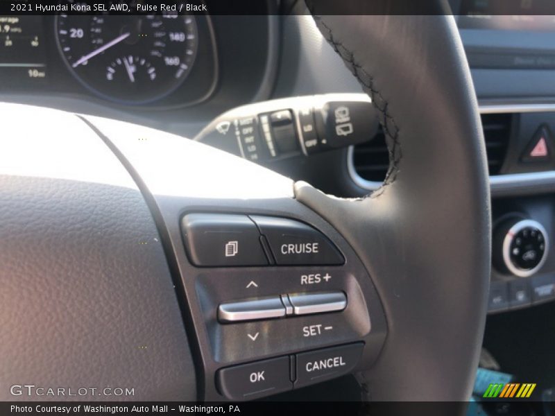 Pulse Red / Black 2021 Hyundai Kona SEL AWD