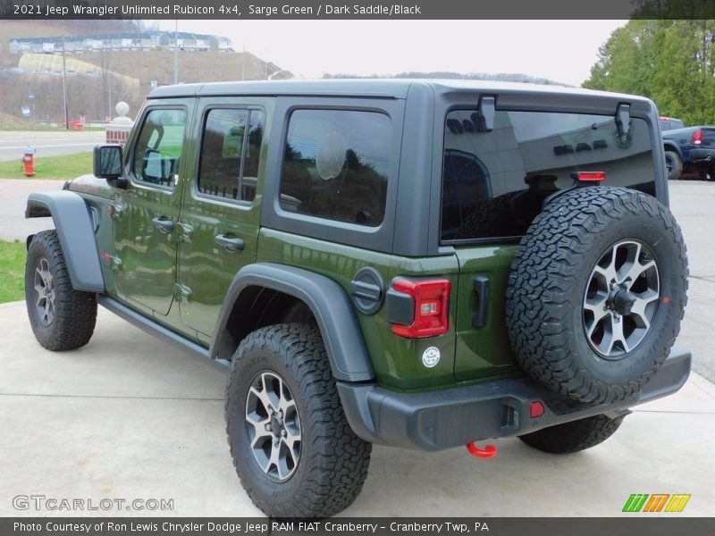 Sarge Green / Dark Saddle/Black 2021 Jeep Wrangler Unlimited Rubicon 4x4