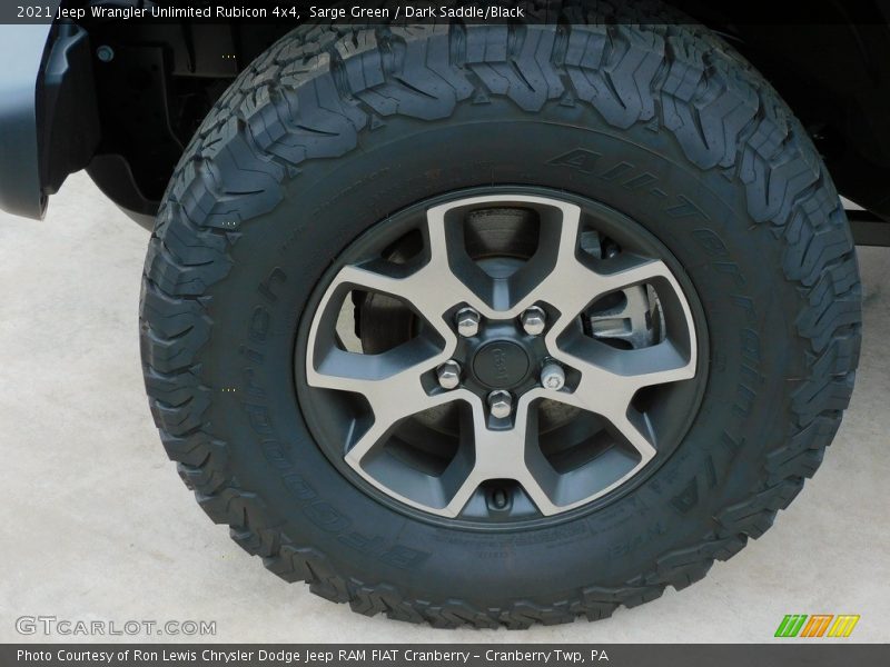 Sarge Green / Dark Saddle/Black 2021 Jeep Wrangler Unlimited Rubicon 4x4