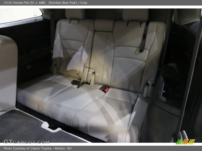 Obsidian Blue Pearl / Gray 2016 Honda Pilot EX-L AWD
