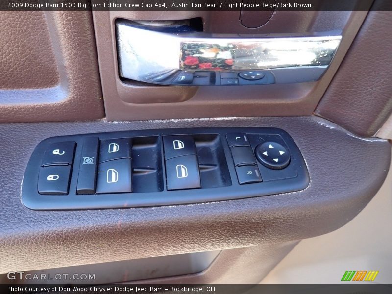 Austin Tan Pearl / Light Pebble Beige/Bark Brown 2009 Dodge Ram 1500 Big Horn Edition Crew Cab 4x4