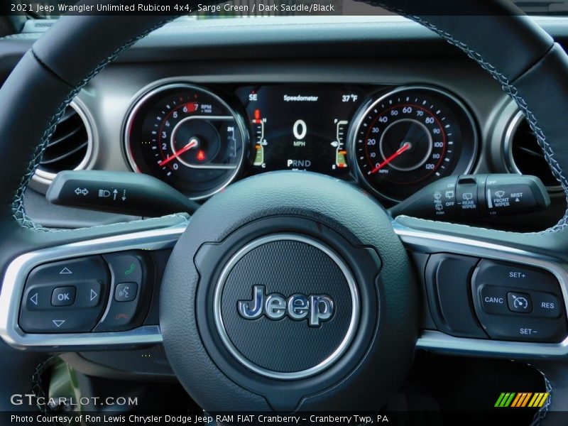 Sarge Green / Dark Saddle/Black 2021 Jeep Wrangler Unlimited Rubicon 4x4