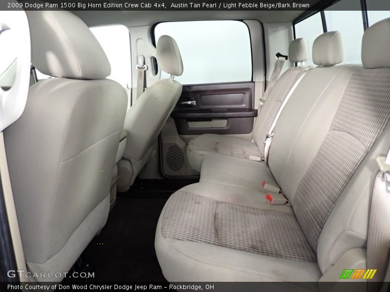 Austin Tan Pearl / Light Pebble Beige/Bark Brown 2009 Dodge Ram 1500 Big Horn Edition Crew Cab 4x4