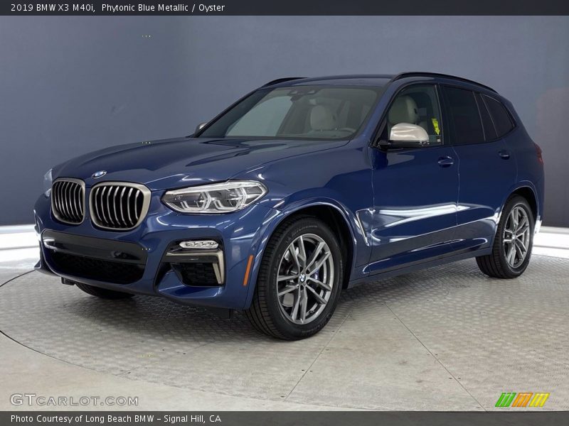 Phytonic Blue Metallic / Oyster 2019 BMW X3 M40i