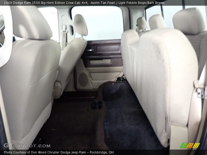 Austin Tan Pearl / Light Pebble Beige/Bark Brown 2009 Dodge Ram 1500 Big Horn Edition Crew Cab 4x4