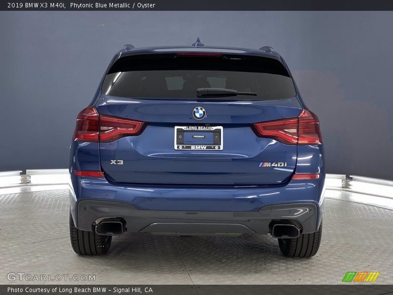 Phytonic Blue Metallic / Oyster 2019 BMW X3 M40i