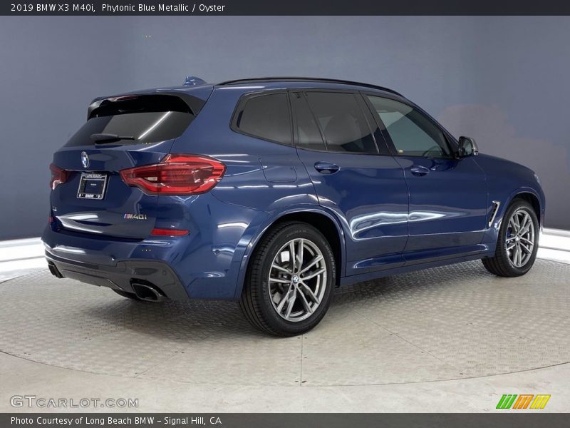 Phytonic Blue Metallic / Oyster 2019 BMW X3 M40i
