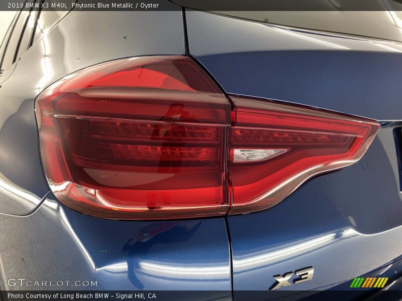 Phytonic Blue Metallic / Oyster 2019 BMW X3 M40i