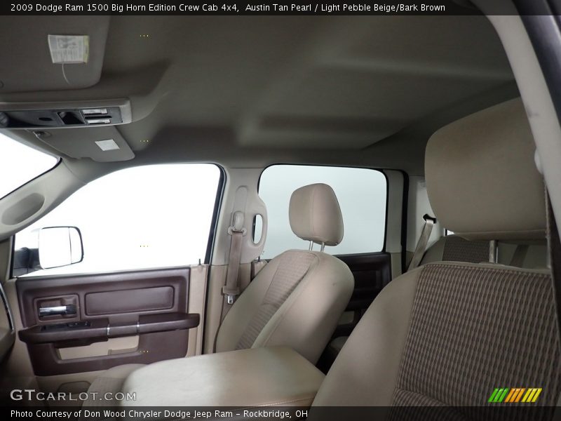 Austin Tan Pearl / Light Pebble Beige/Bark Brown 2009 Dodge Ram 1500 Big Horn Edition Crew Cab 4x4