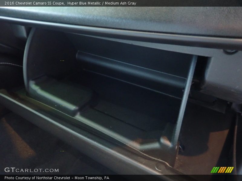 Hyper Blue Metallic / Medium Ash Gray 2016 Chevrolet Camaro SS Coupe