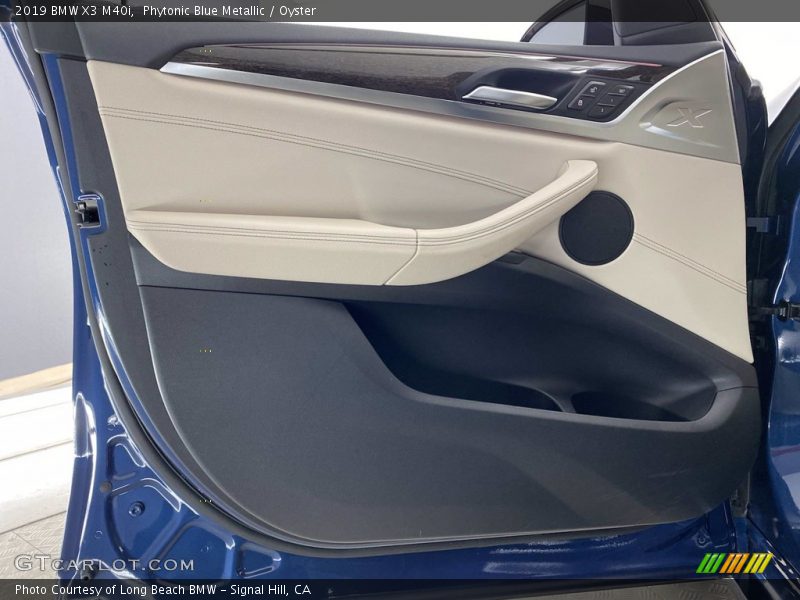 Phytonic Blue Metallic / Oyster 2019 BMW X3 M40i