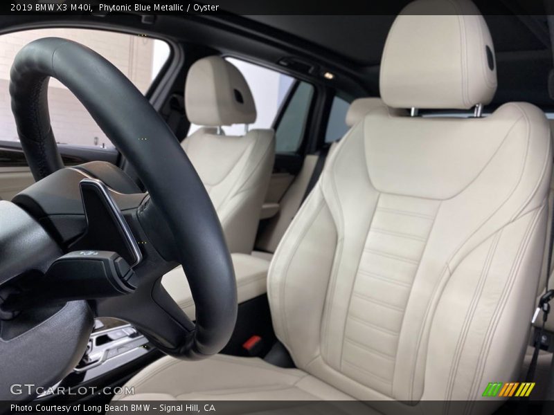 Phytonic Blue Metallic / Oyster 2019 BMW X3 M40i