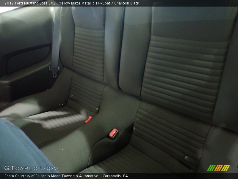 Yellow Blaze Metallic Tri-Coat / Charcoal Black 2012 Ford Mustang Boss 302