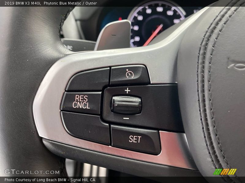 Phytonic Blue Metallic / Oyster 2019 BMW X3 M40i