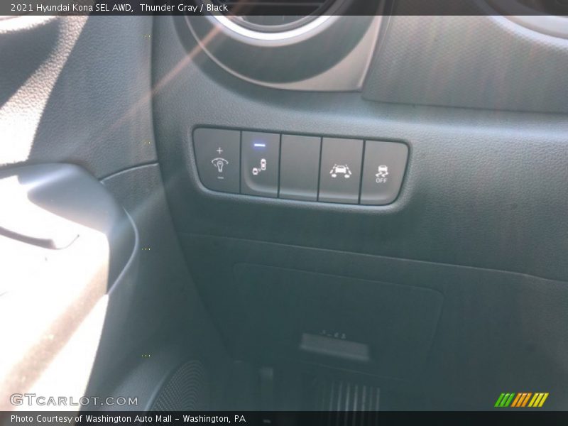 Thunder Gray / Black 2021 Hyundai Kona SEL AWD