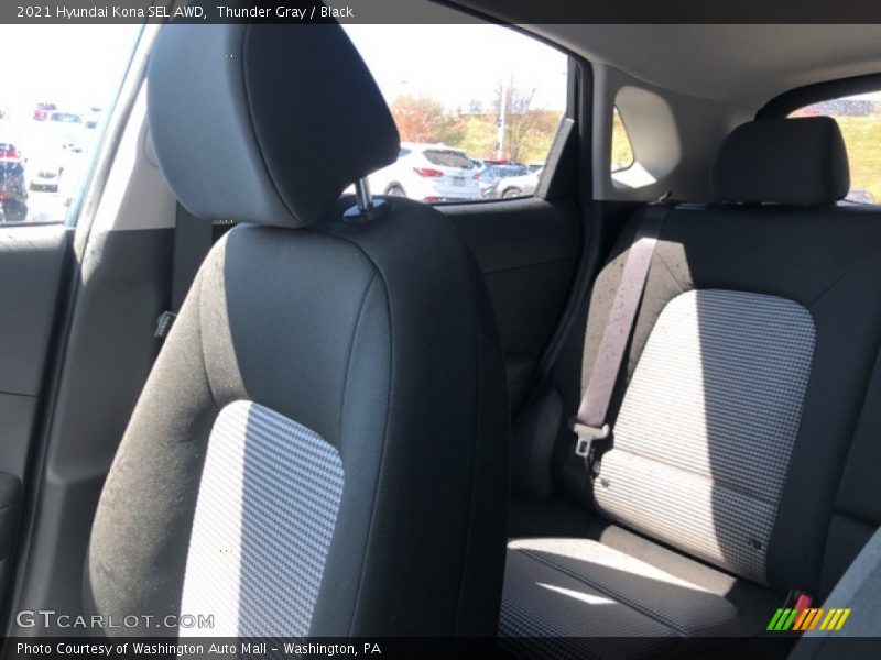 Thunder Gray / Black 2021 Hyundai Kona SEL AWD