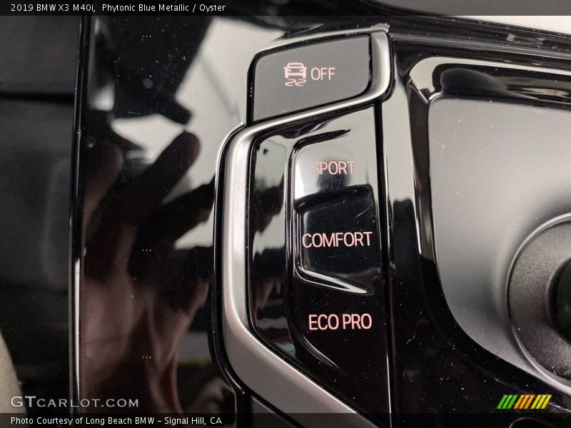 Phytonic Blue Metallic / Oyster 2019 BMW X3 M40i