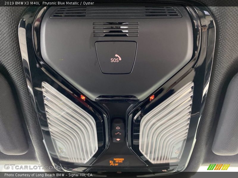 Phytonic Blue Metallic / Oyster 2019 BMW X3 M40i