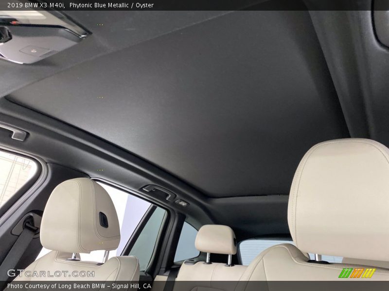 Phytonic Blue Metallic / Oyster 2019 BMW X3 M40i