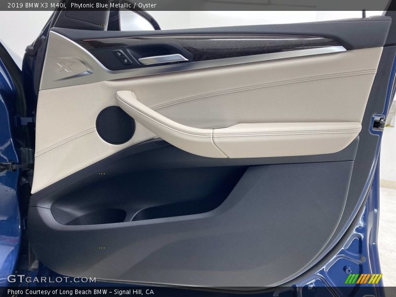 Phytonic Blue Metallic / Oyster 2019 BMW X3 M40i