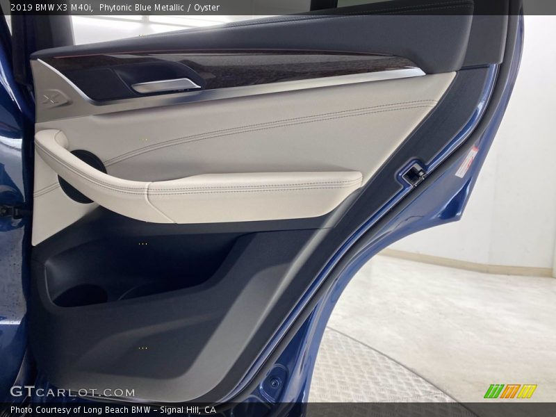 Phytonic Blue Metallic / Oyster 2019 BMW X3 M40i