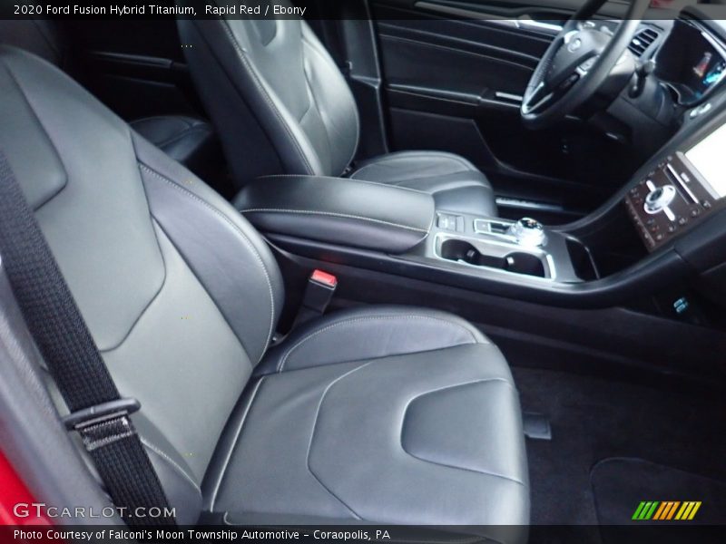 Rapid Red / Ebony 2020 Ford Fusion Hybrid Titanium